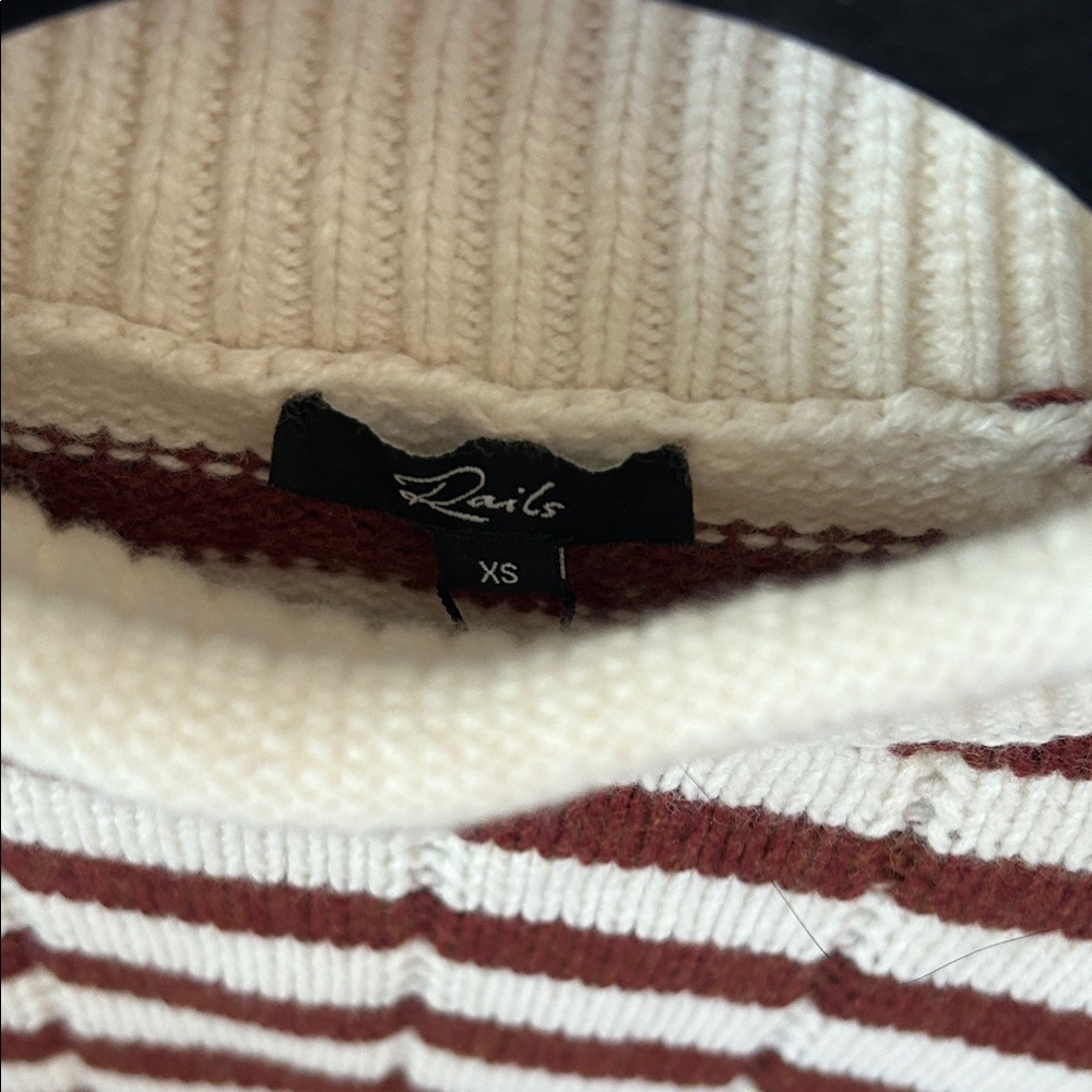 Rails corrine ivory russet stripe sweater - Picture 5 of 6